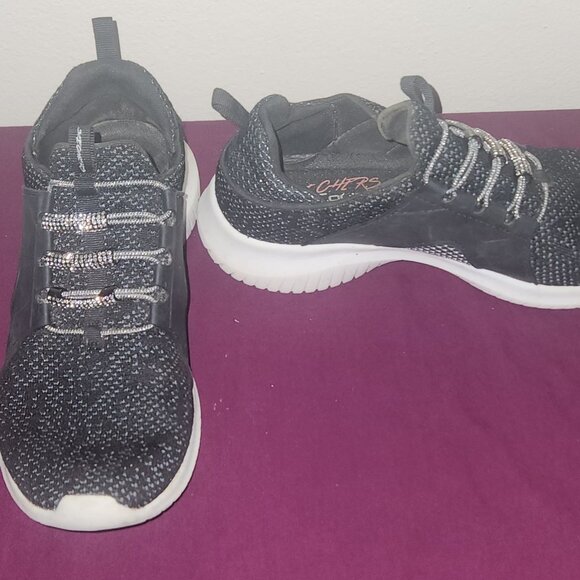 Skechers Flex Glisten Womens Slip Ons Size 9 - Picture 2 of 6